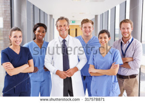 stock-photo-portrait-of-medical-team-standing-in-hospital-corridor